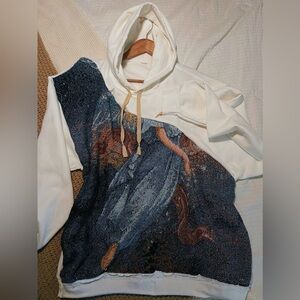 Hoodie Rework - Vintage Angel 777 Aesthetic